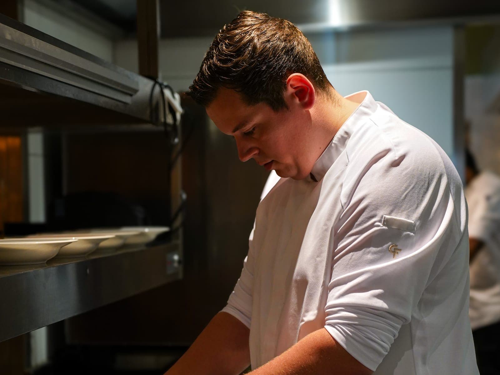 ICE Comfort Stretch Chef's Jacket Long Sleeve mood shot 2